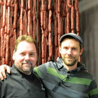Derek McGregor and Michael McKenzie - the two Mc's behind Seed to Sausage